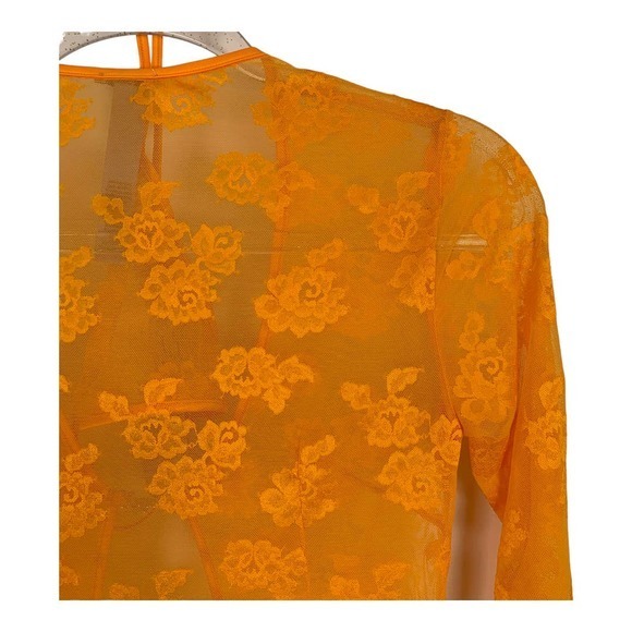 Savage Fenty NWT  Strap Up Long-Sleeve Lace Slip‎ Set with Panties Sz S - Picture 4 of 6